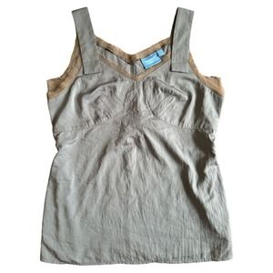 SIMPLY VERA WANG Gray Sleeveless Top, PL